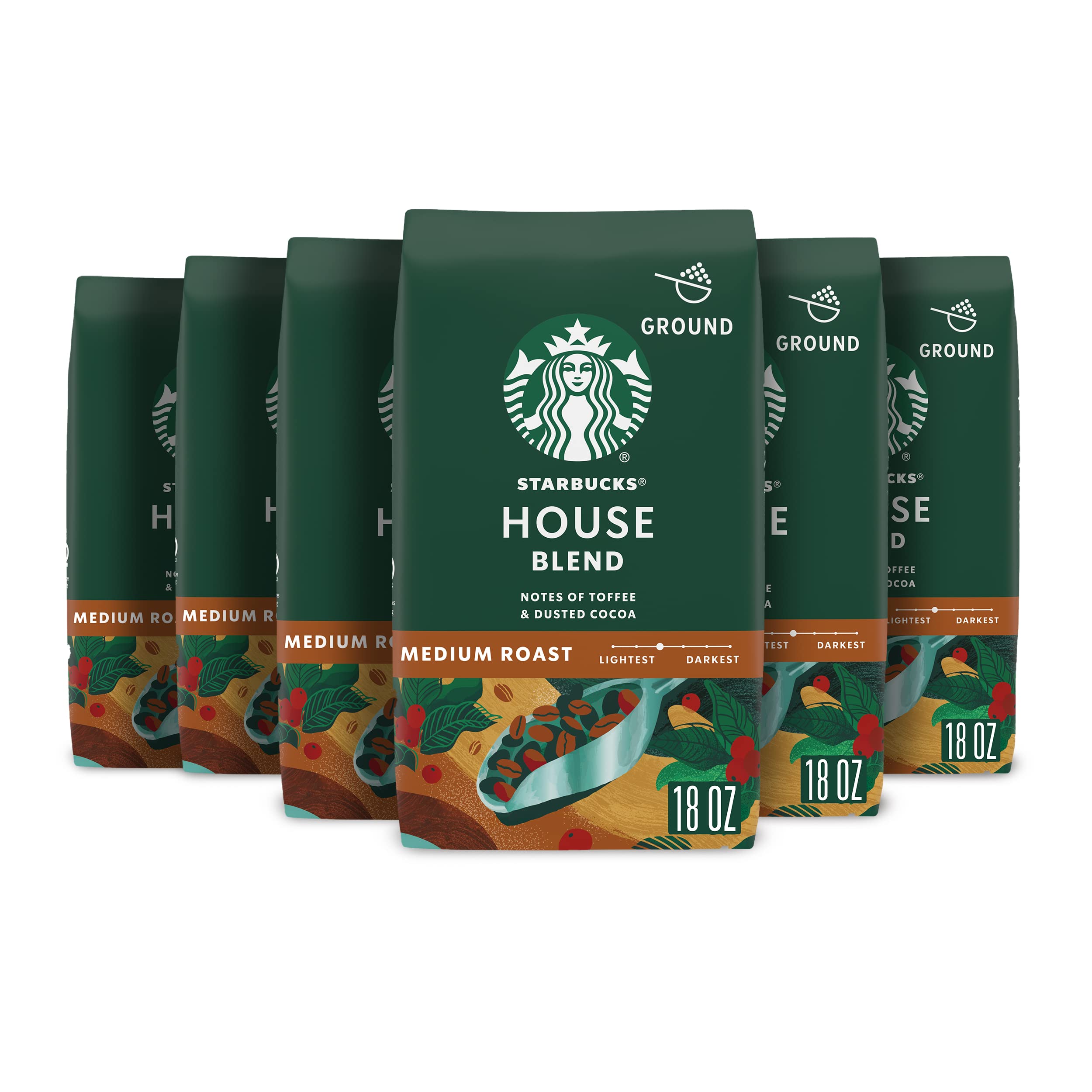 Starbucks Ground Caffeinated Bag No medium_roast