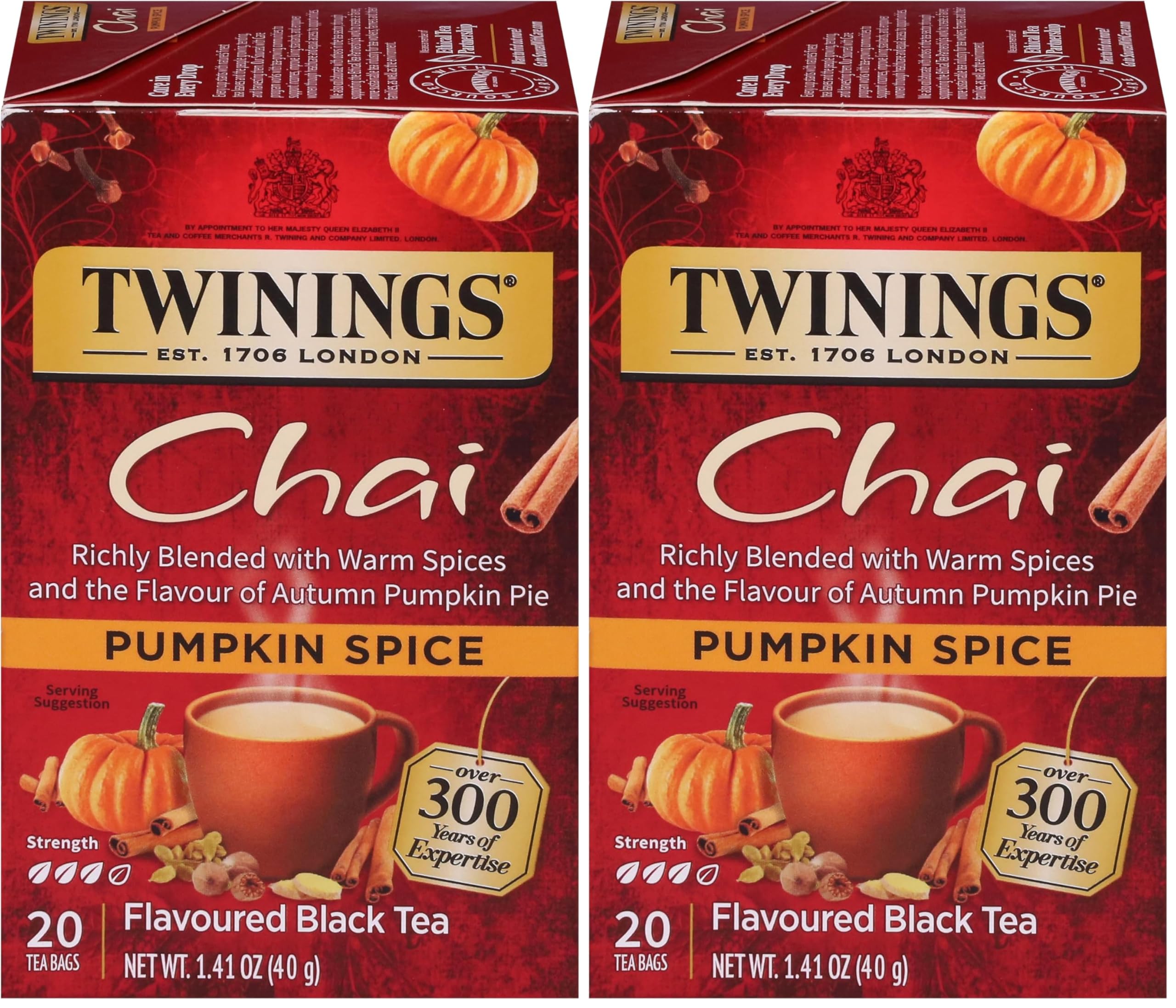 Twinings Herbal Tea Individually Wrapped Bags