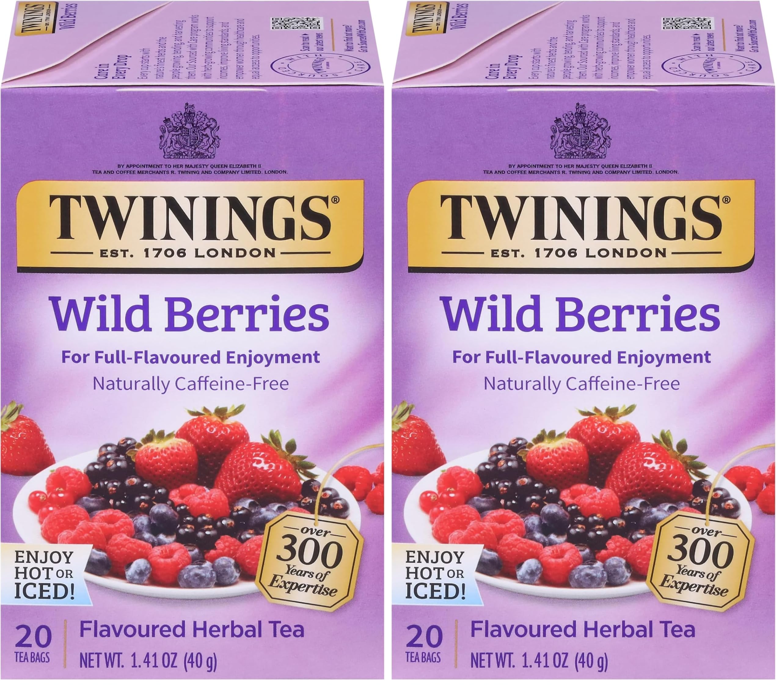 Twinings Herbal Tea Individually Wrapped Bags