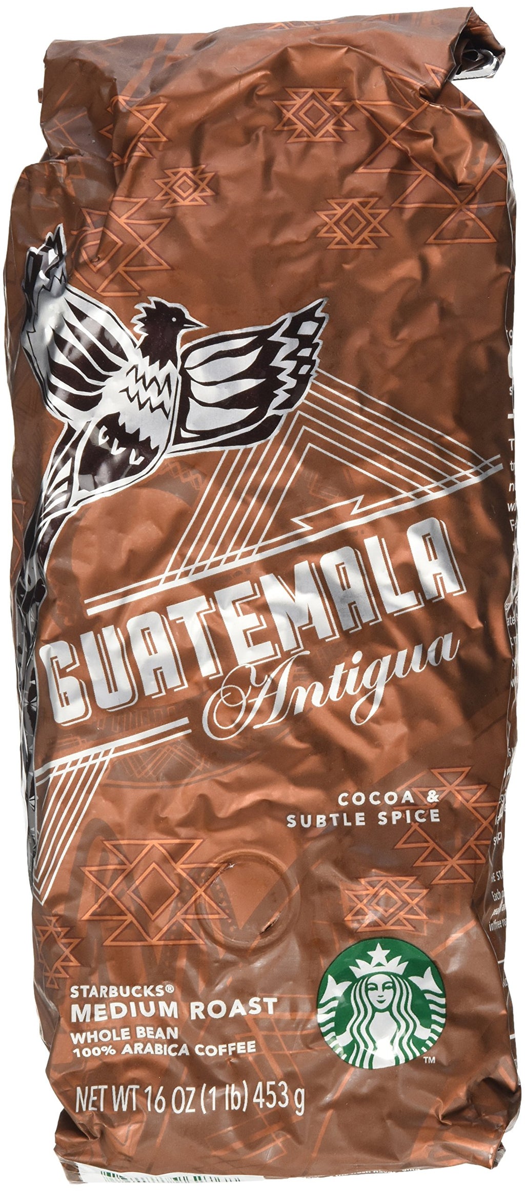 Starbucks Whole Bean Caffeinated Bag No medium_roast