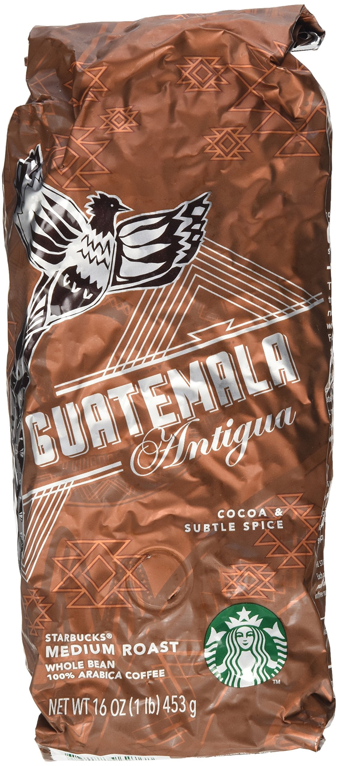 Starbucks Whole Bean Caffeinated Bag No medium_roast