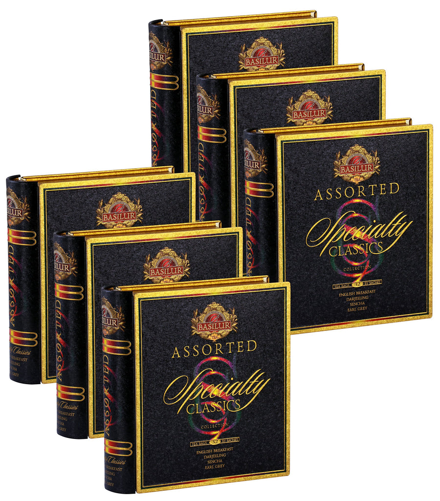 Basilur Classics Assorted Ceylon Tea Collection, 6-Pack