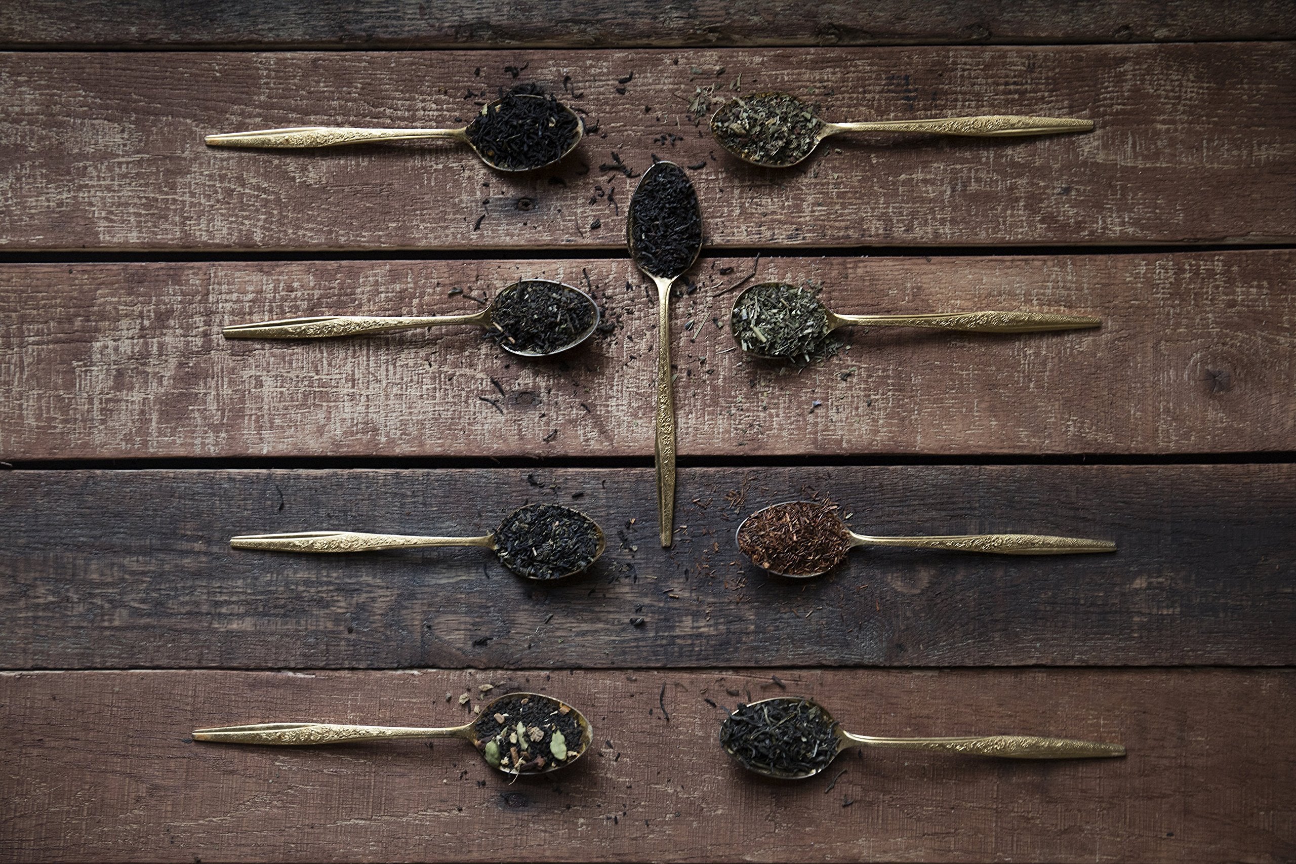 Golden Moon Tea LOOSE LEAF TEA SAMPLER - 9 Variety Pack - Organic Tea Sampler Gift Set - Black Tea, Green Tea, White Tea, Herbal Tea